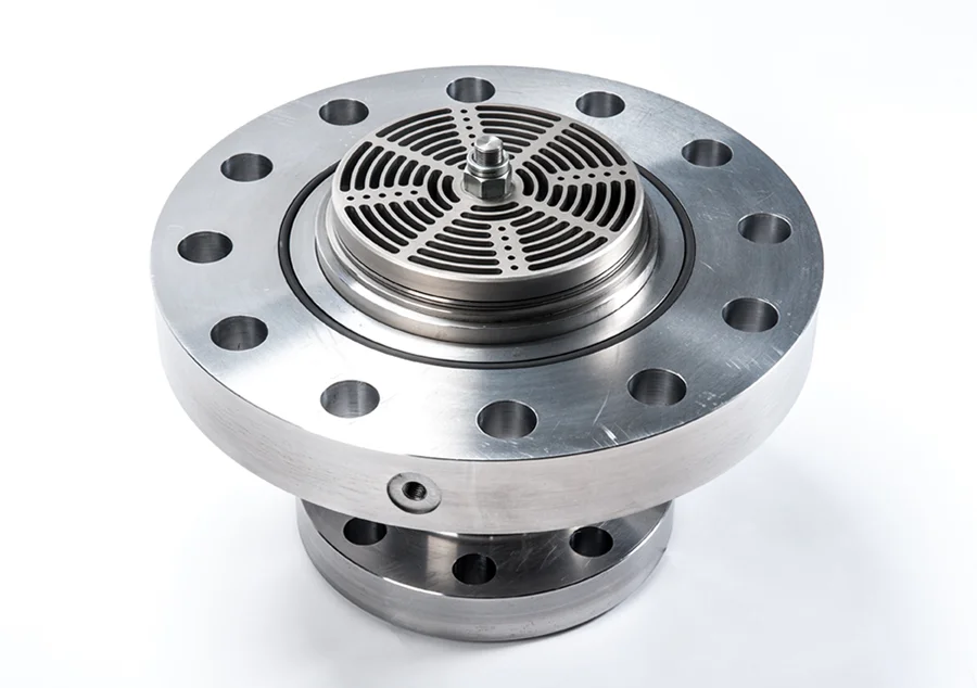 Open non-return (check) valve with plate valve