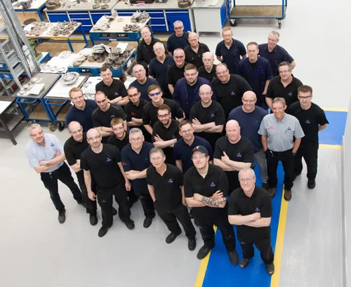 Ellesmere Port, UK, facility grand opening celebration - manufacturing team